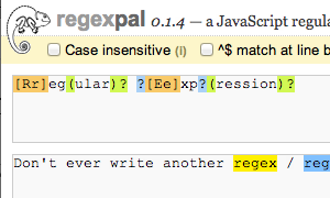 regexpal