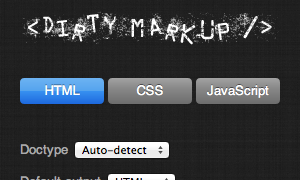 dirty-markup