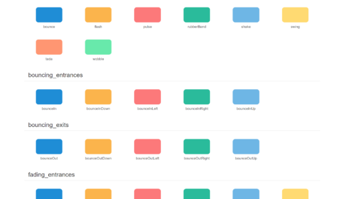 Thumbnail for Anicollection - The easiest way to find, use and share CSS3 animations.